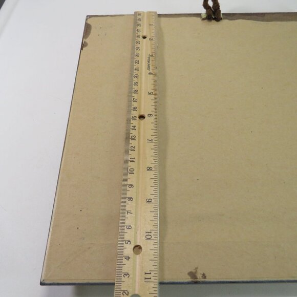 D. Morgan picture in distressed wood frame and glass 11" Coastal - Picture 6 of 11